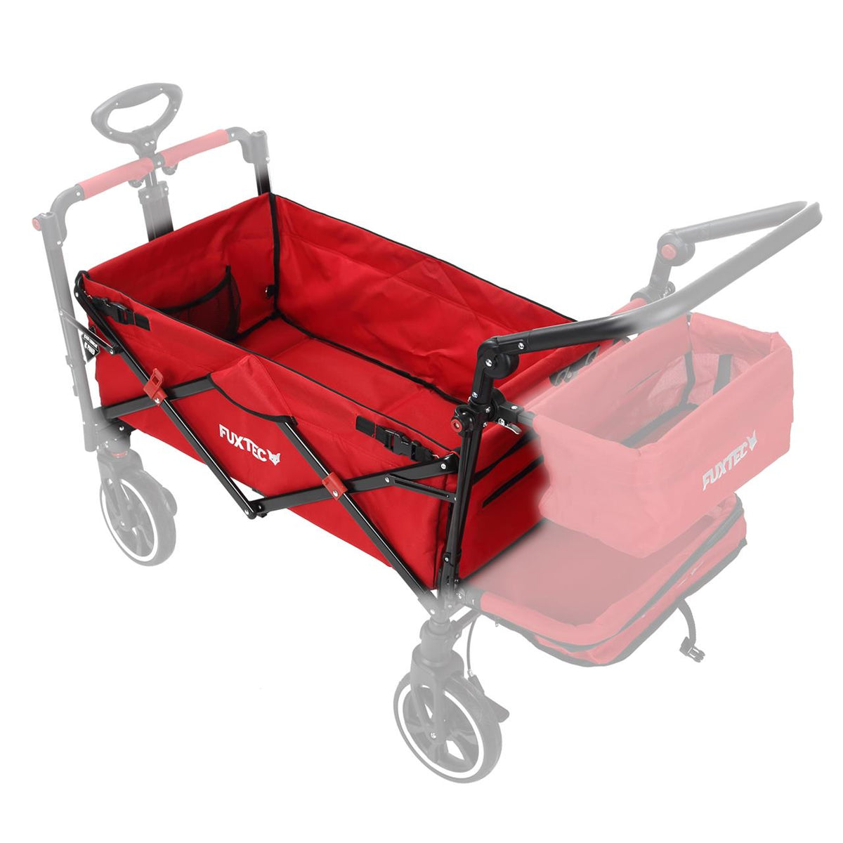 FUXTEC - Tissu habitacle rouge chariot CT850
