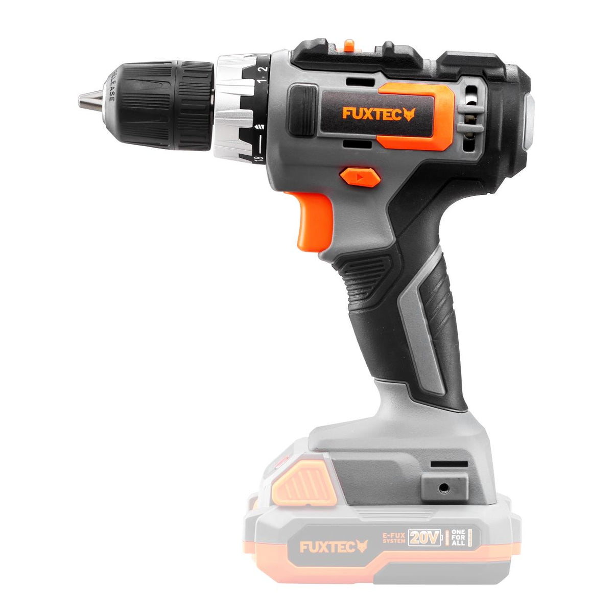FUXTEC - Kit PowerTool 20V sans fil avec scie sauteuse, visseuse sans fil et marteau perforateur