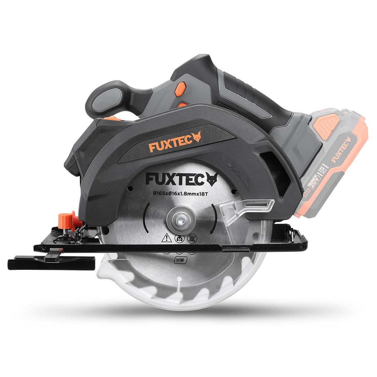 Scie circulaire portative batterie FUXTEC 20V FX-E1CS20 sans batterie ni chargeur