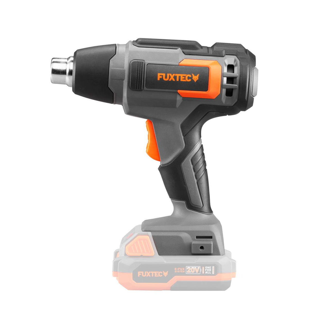Décapeur thermique sans fil 20V FUXTEC FX-E1HLP20 - Set avec batterie 2Ah et chargeur 2,4A