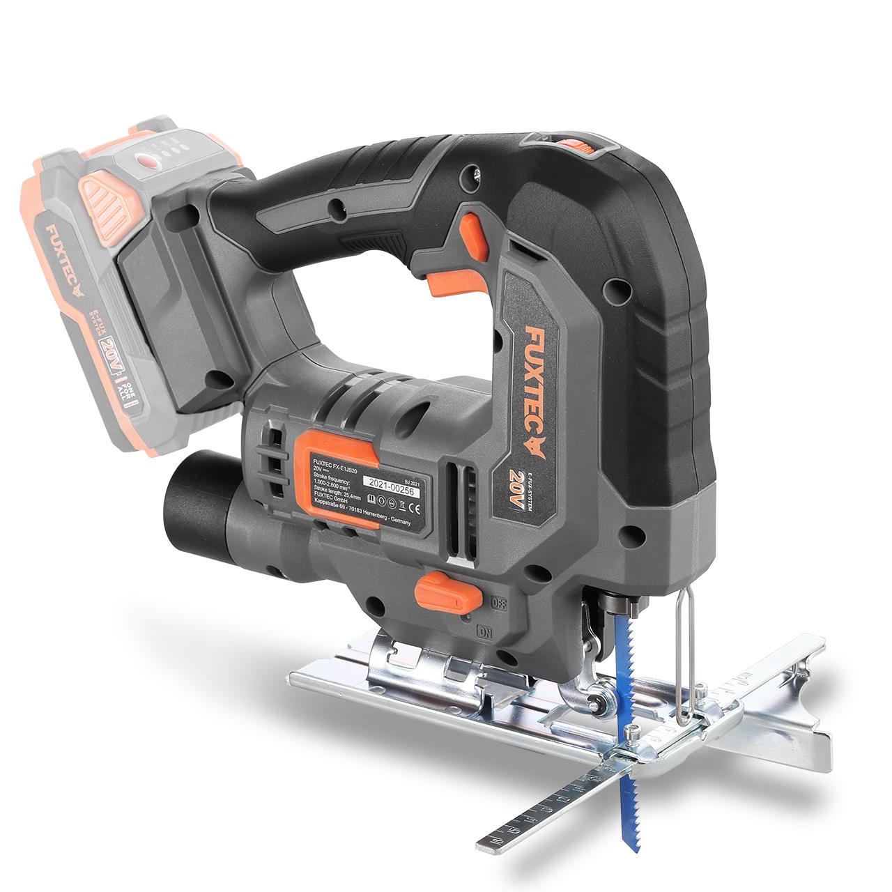 FUXTEC - Kit PowerTool 20V sans fil avec scie sauteuse, visseuse sans fil et marteau perforateur