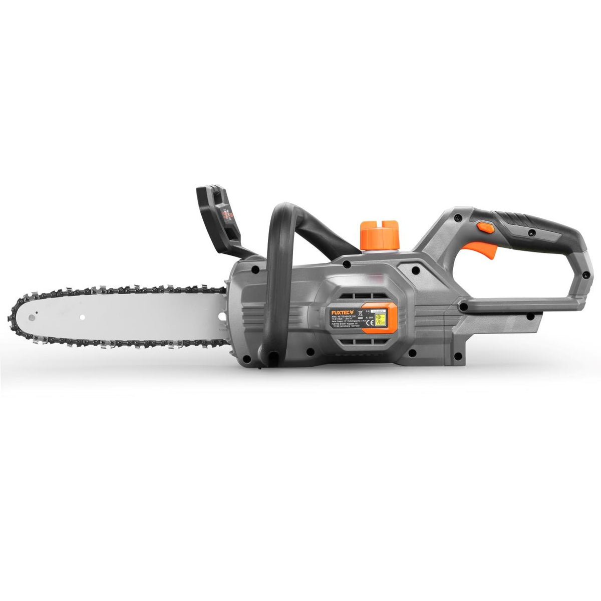 Tronçonneuse à batterie 20V FUXTEC FX-E1KS20 - Set avec batterie 2Ah et chargeur 2,4A