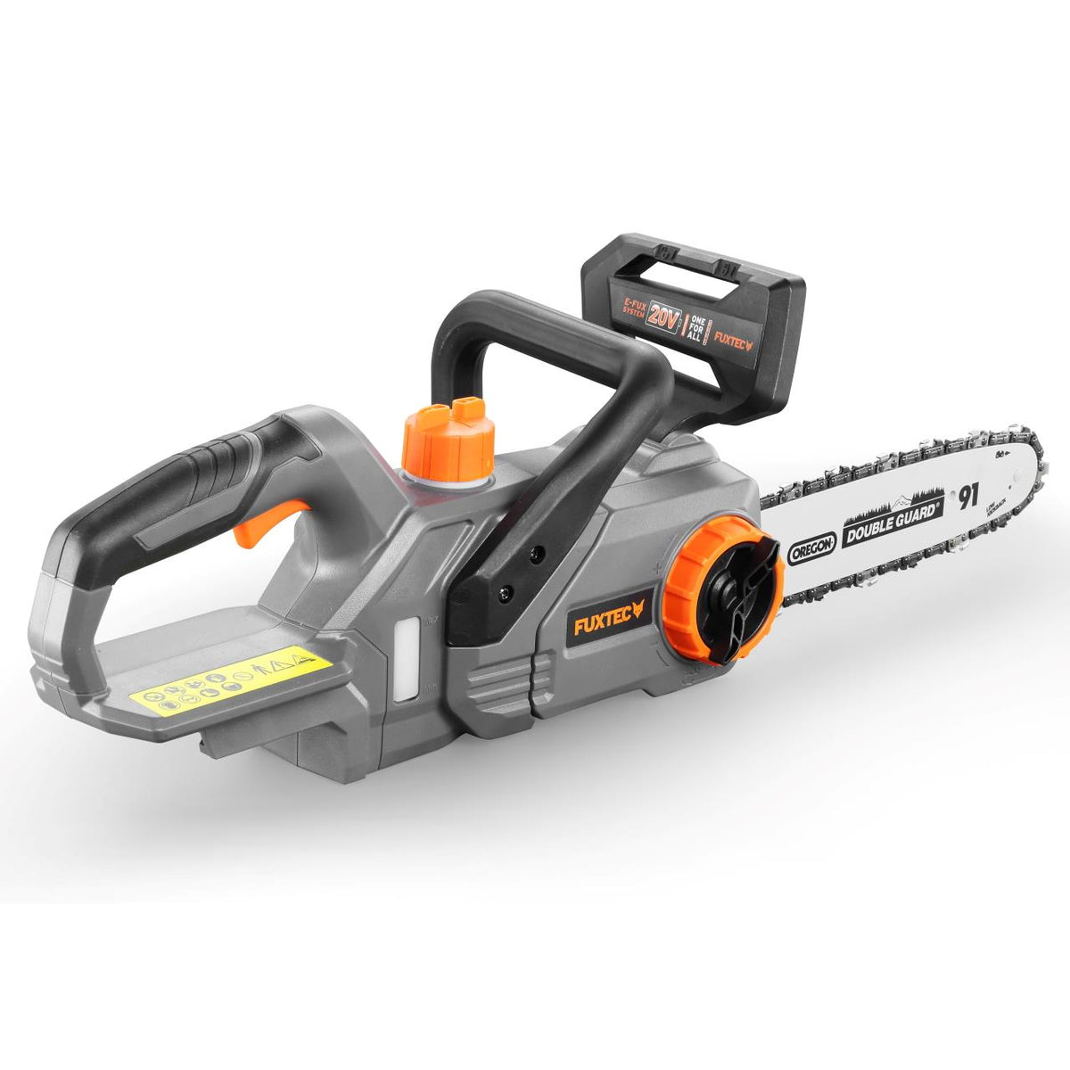 Tronçonneuse à batterie 20V FUXTEC FX-E1KS20 - Set avec batterie 2Ah et chargeur 2,4A