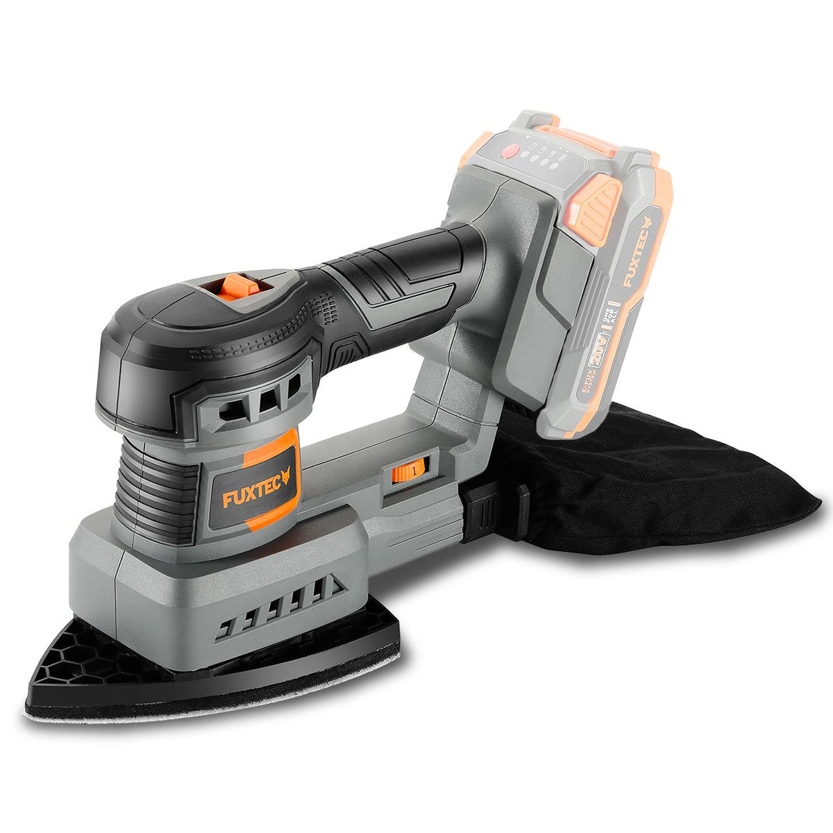Ponceuse delta sans fil 20V FUXTEC FX-E1MS20 sans batterie, sans chargeur