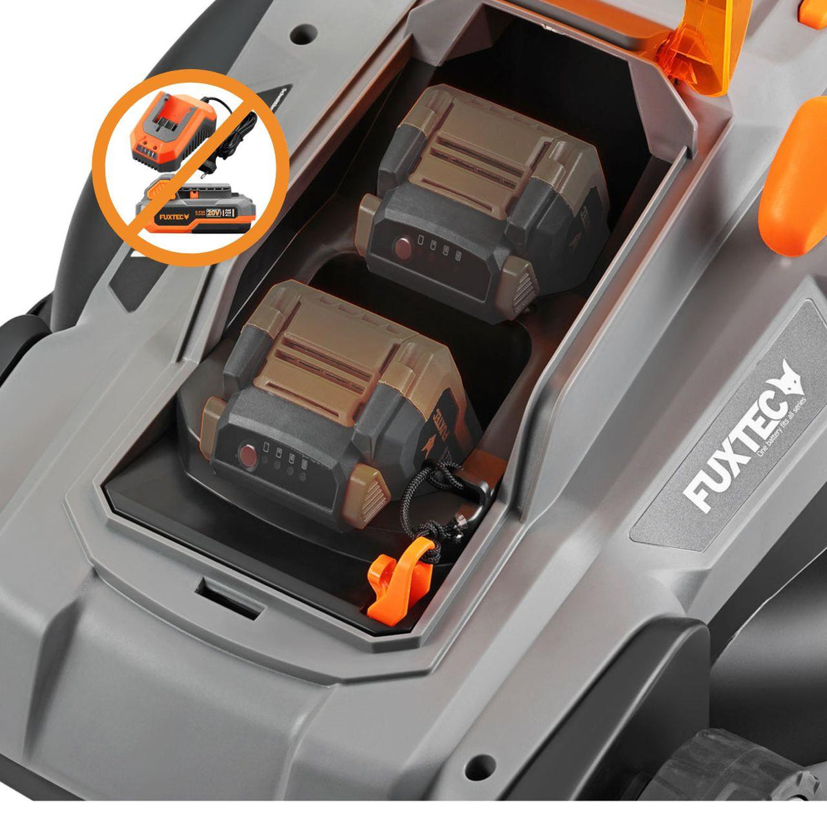 Bild 1 FUXTEC 40V Akku Rasenmäher FX-E2RM43 ohne Akku und Ladegerät