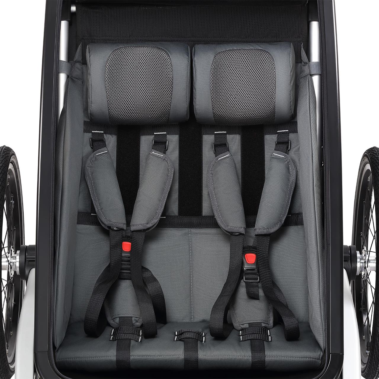 Remorque à vélo Sport Cruiser pourpre avec roue avant Jogger incluse
