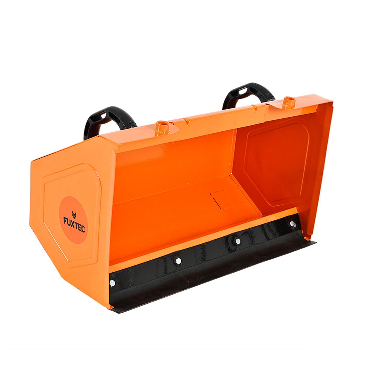 Balayeuse déneigeuse thermique FUXTEC FX-KM196 SET3, avec brosse de balayage + 2 embouts chasse-neige et collecteur de déchets