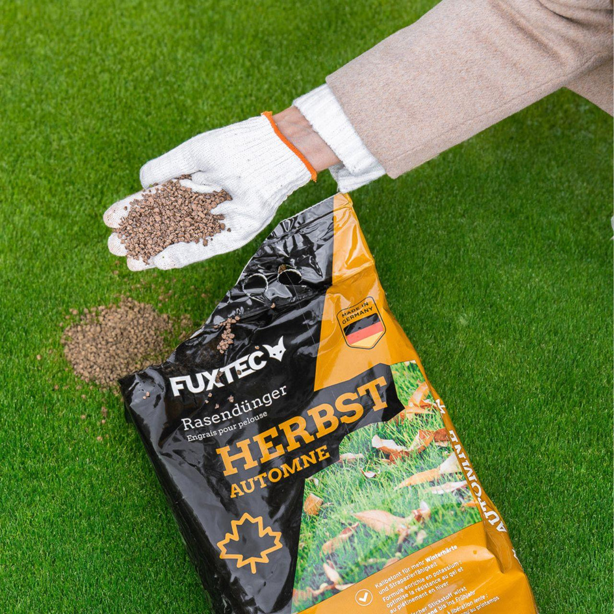 Engrais gazon automne FUXTEC FX-RDH20 20kg 1000m²