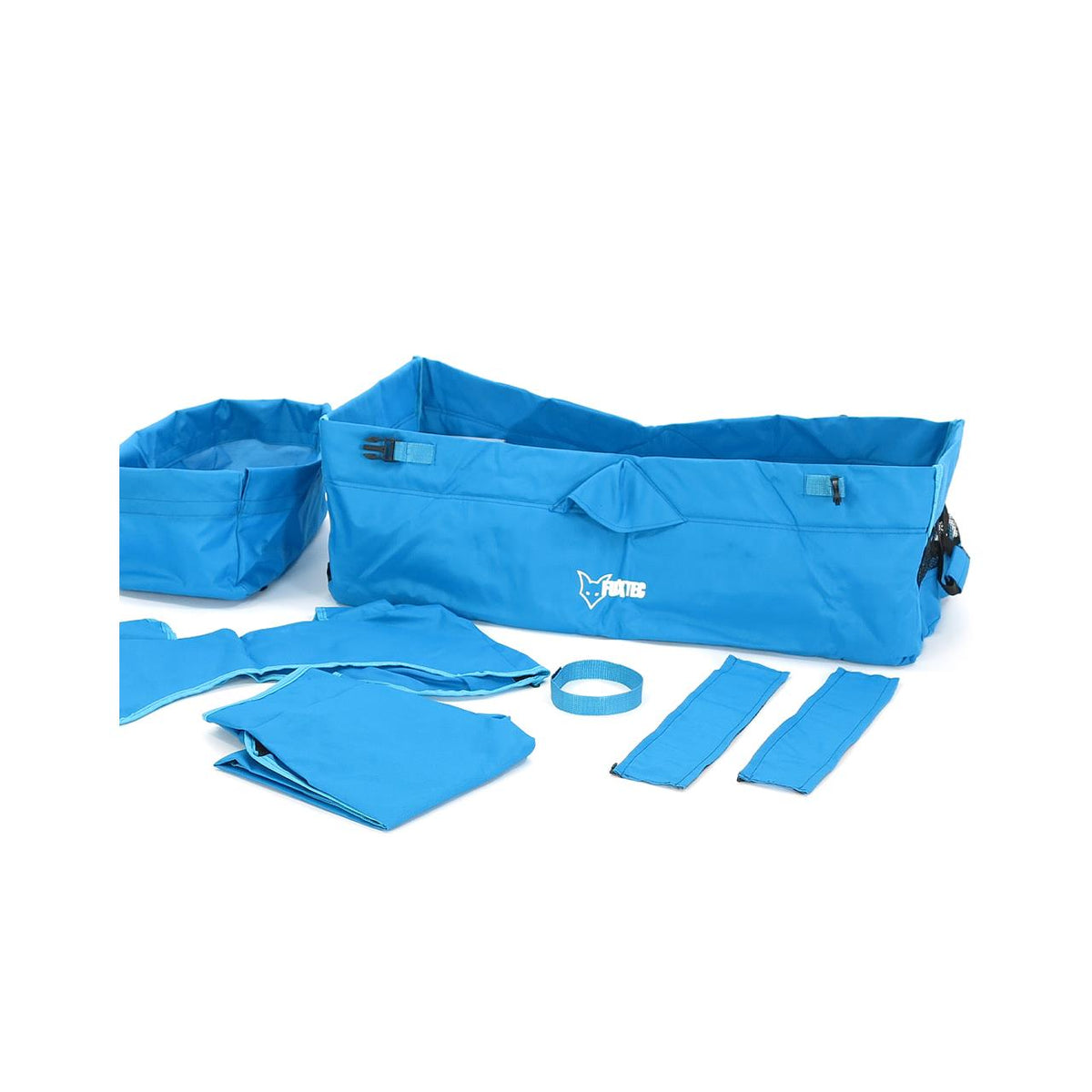 FUXTEC - Set complet tissu chariot de transport en turquoise CT500