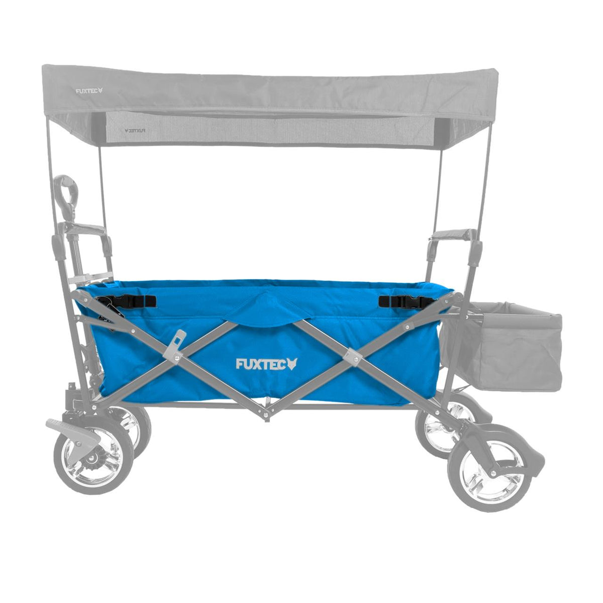 FUXTEC - Tissu d'habitacle chariot de transport pliable CT500 et JW76C en turquoise