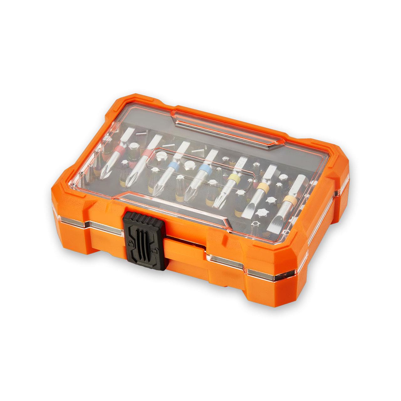 FUXTEC - Perceuse-visseuse à percussion sans fil 20V FX-E1SBS20 et son kit d'embouts
