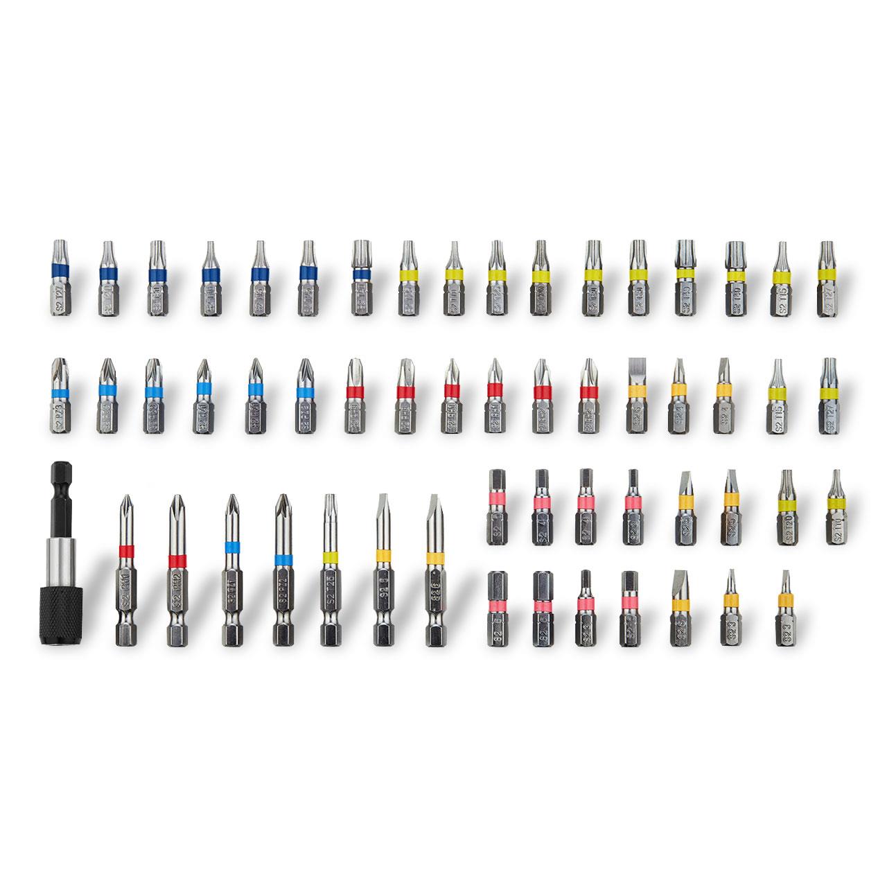 FUXTEC - Perceuse-visseuse à percussion sans fil 20V FX-E1SBS20 et son kit d'embouts