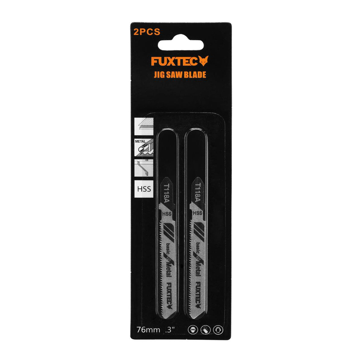 Metall-Sägeblatt-Set T118A für Akku-Stichsäge FX-E1JS20
