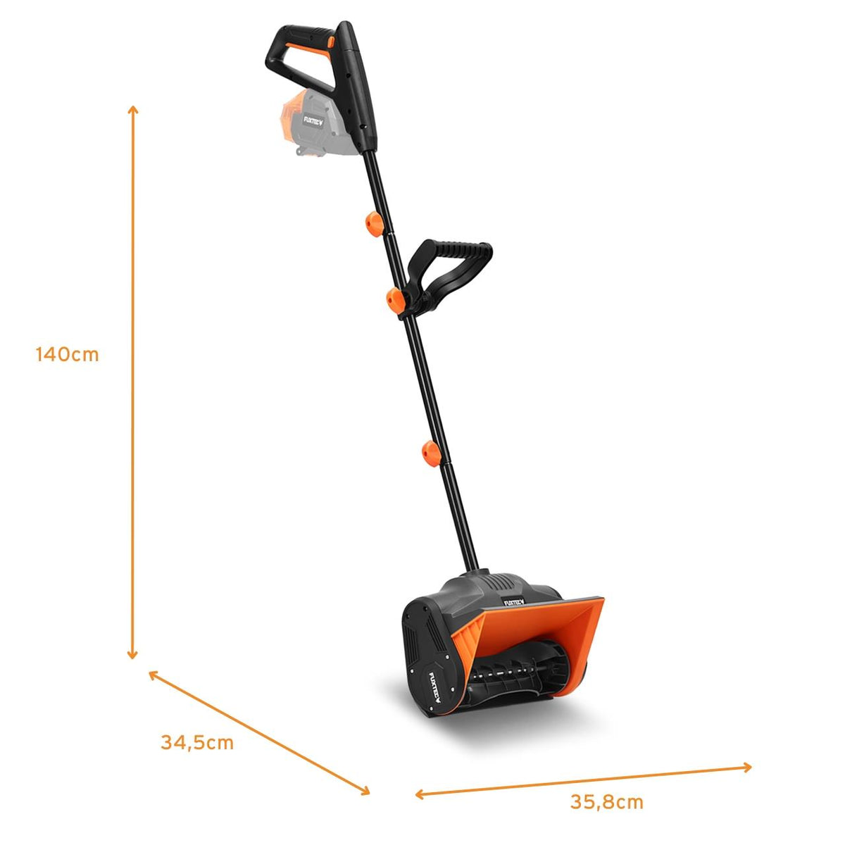 FUXTEC Pelle à neige sans fil 20 V FX-E1SCH20 sans batterie ni chargeur