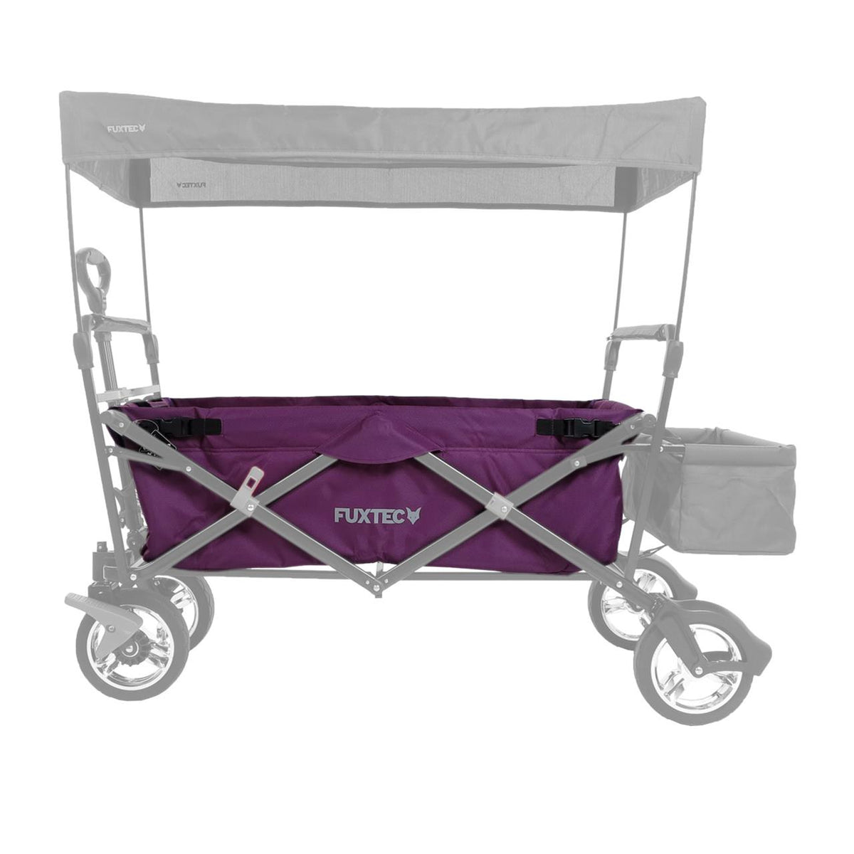 FUXTEC - Tissu d'habitacle chariot de transport pliable CT500 et JW76C en pourpre