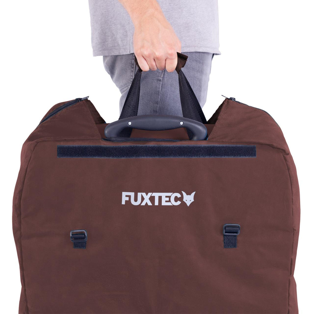 FUXTEC - Housse de transport rembourré marron chariot CT700 et CT800 